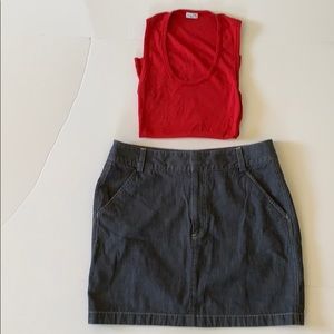 Banana Republic Jean Skirt